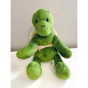 Build a bear turtle plush with shell backpack